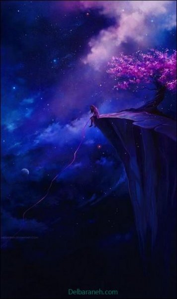  عکس پروفایل صورتی و بنفش