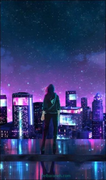  عکس پروفایل صورتی و بنفش