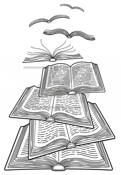  عکس کتاب ساده