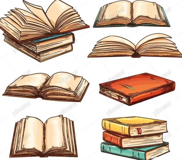  عکس کتاب ساده