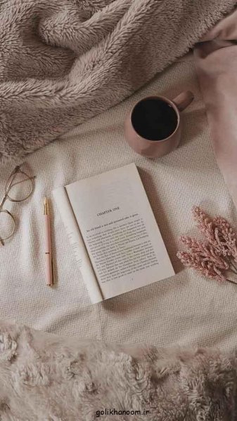  عکس پروفایل کتاب و گل و قهوه