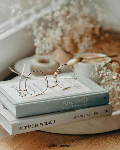  عکس پروفایل کتاب و گل و قهوه