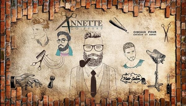  بک گراند ارایشگری مردانه