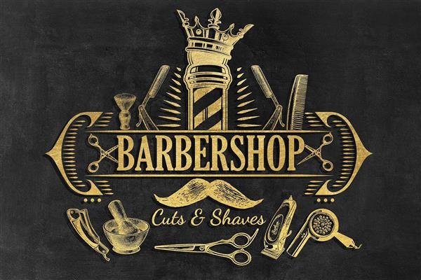  بک گراند ارایشگری مردانه