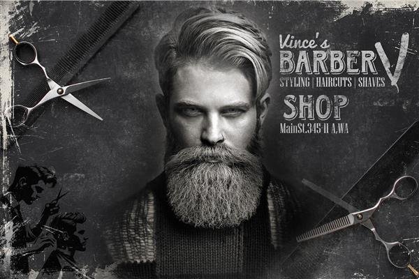  بک گراند ارایشگری مردانه