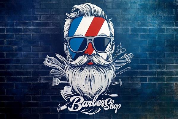  بک گراند ارایشگری مردانه