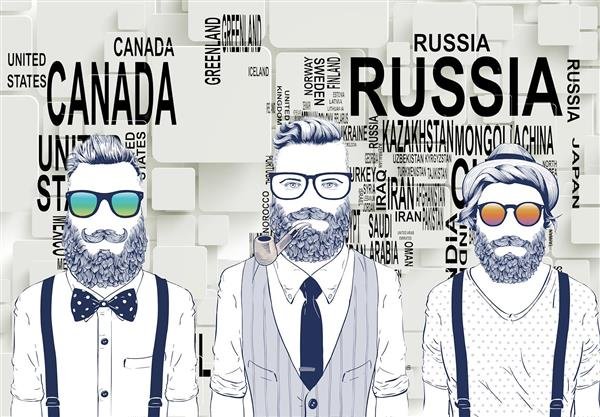  بک گراند ارایشگری مردانه