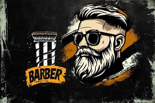  بک گراند ارایشگری مردانه