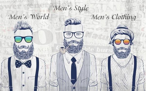  بک گراند ارایشگری مردانه