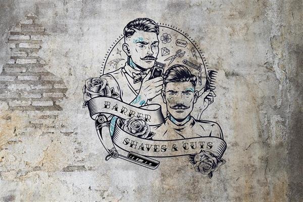  بک گراند ارایشگری مردانه