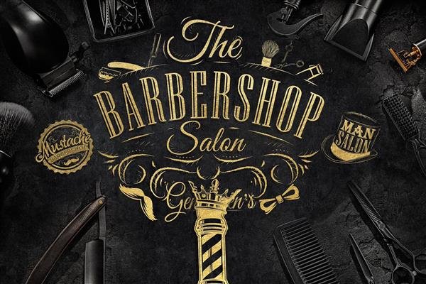  بک گراند ارایشگری مردانه