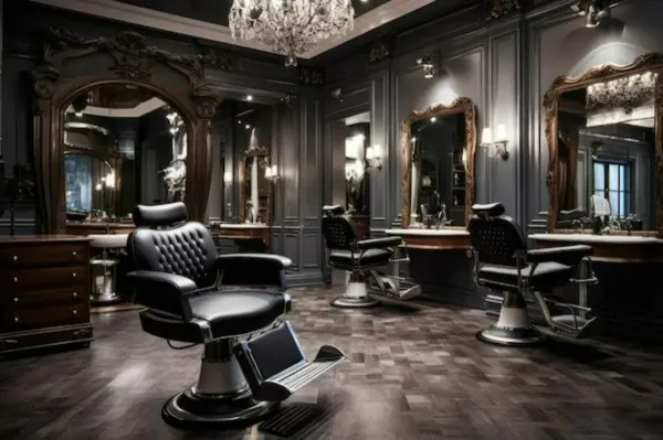  عکس آرایشگاه مردانه لوکس