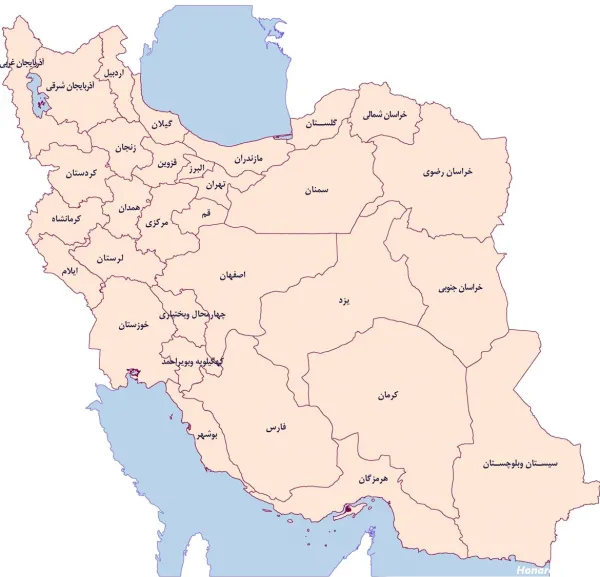  عکس نقشه ایران برای پروفایل