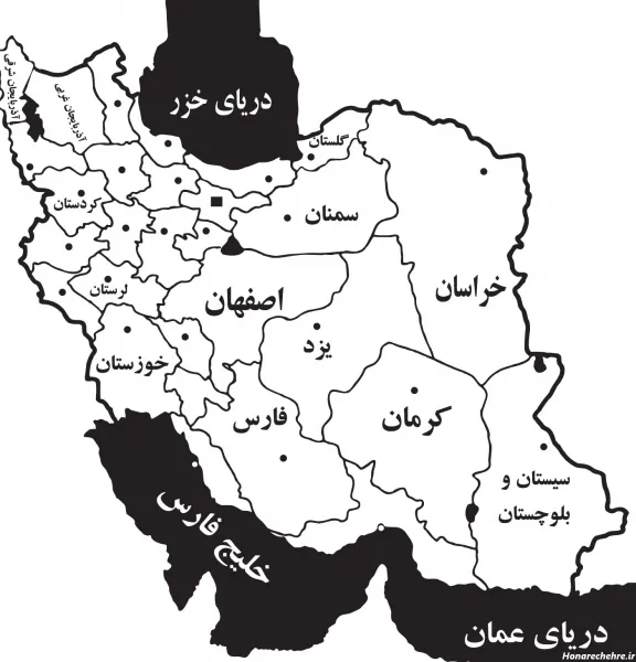  عکس نقشه ایران برای پروفایل