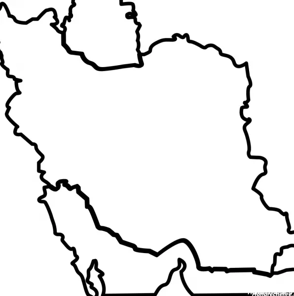  عکس نقشه ایران خالی