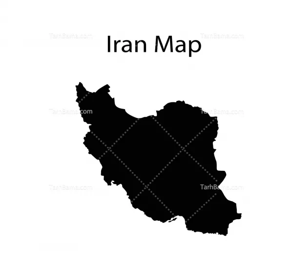  عکس نقشه ایران خالی