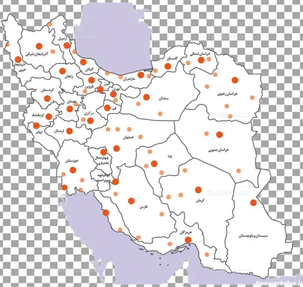  عکس نقشه ایران برای پروفایل اینستاگرام