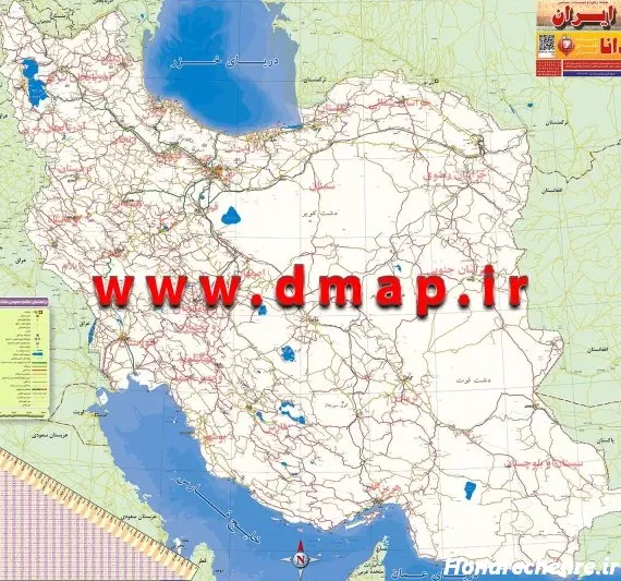  عکس نقشه ایران برای پروفایل اینستاگرام