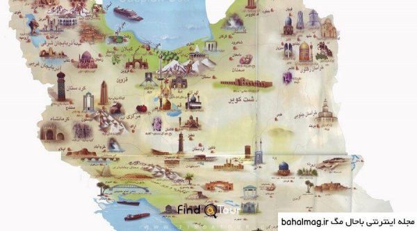  عکس نقشه ایران زیبا