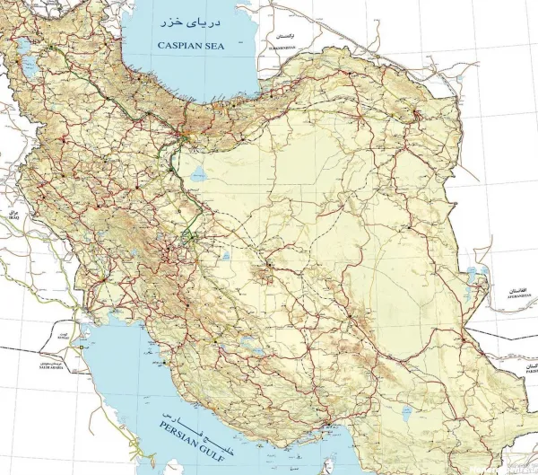  عکس نقشه ایران فانتزی