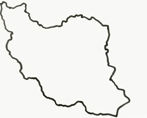  عکس نقشه ایران بدون نوشته