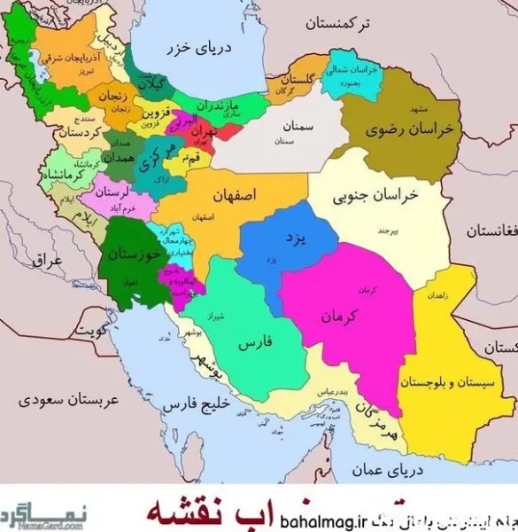  عکس نقشه ایران بدون نوشته