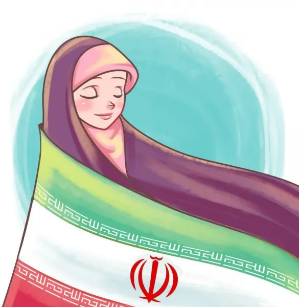  زیباترین عکس پرچم ایران