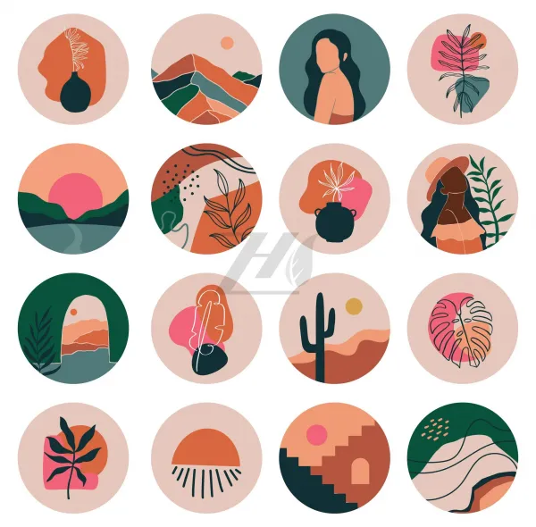 عکس مینیمال برای هایلایت