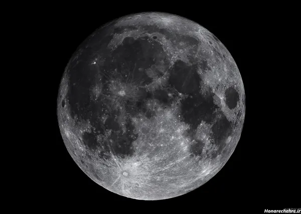  بک گراند مشکی ماه