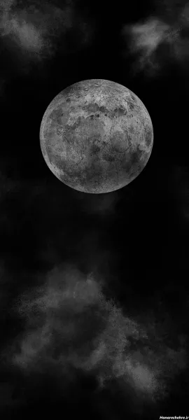  بک گراند مشکی ماه