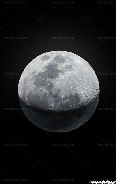  بک گراند مشکی ماه