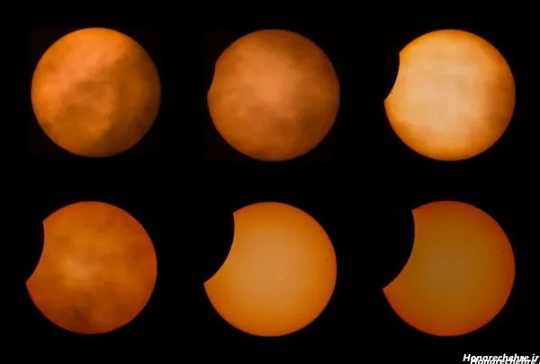  عکس ماه قرمز واقعی