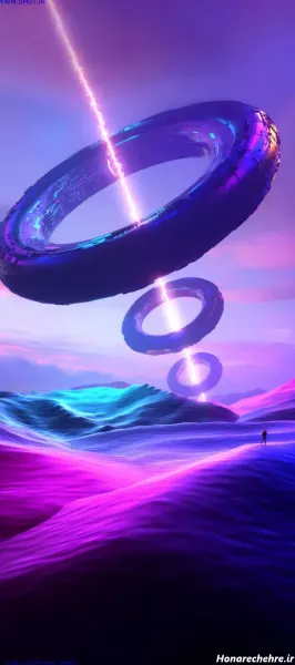  بک گراند فانتزی بنفش