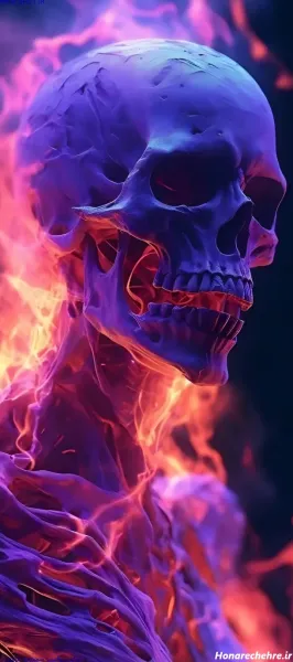  بک گراند فانتزی بنفش