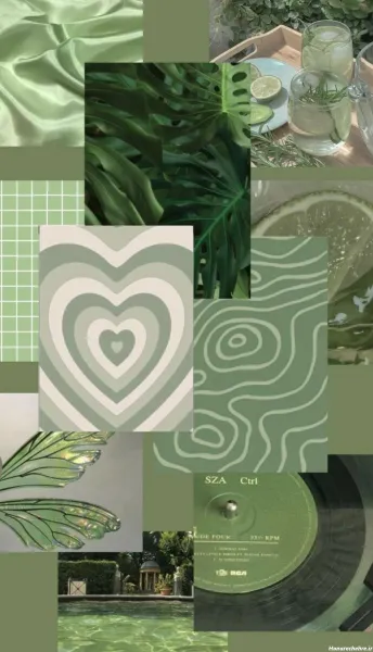  بک گراند سبز پاستیلی