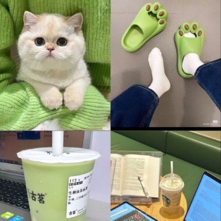  بک گراند سبز فانتزی