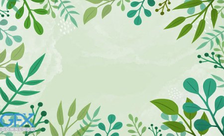  بک گراند سبز پاستیلی ساده