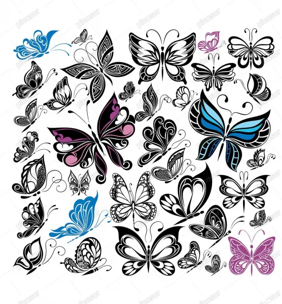  عکس پروانه فانتزی