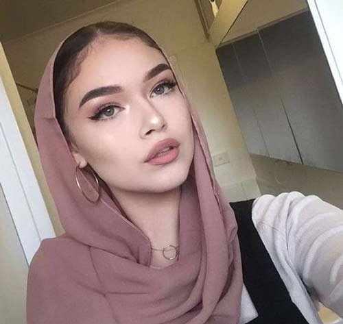  عکس دختر با حجاب مینیمال