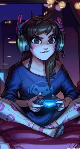  عکس دختر گیمر واقعی