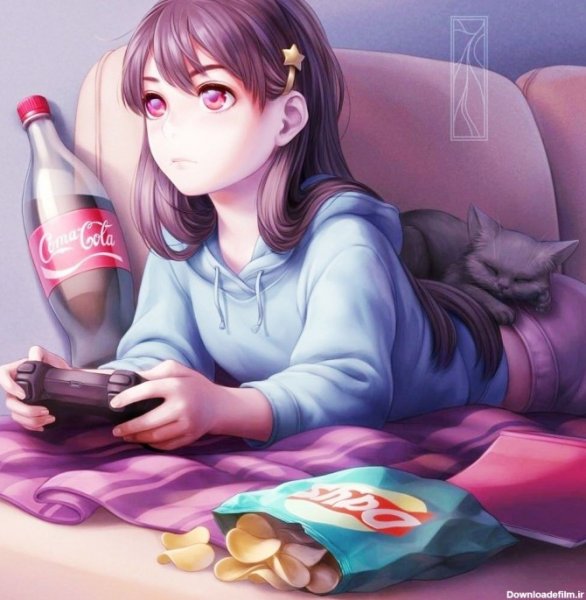  عکس دختر گیمر واقعی