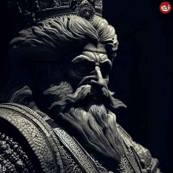 عکس واقعی کوروش کبیر و همسرش