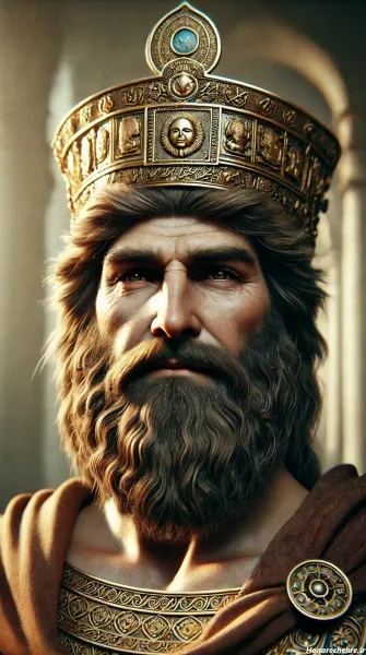 عکس واقعی کوروش کبیر و همسرش