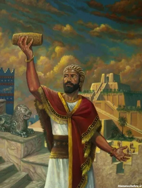 عکس واقعی کوروش کبیر و همسرش