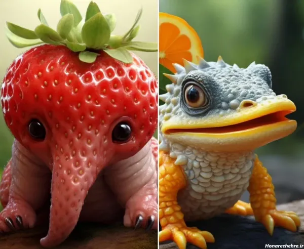  پس زمینه حیوانات فانتزی