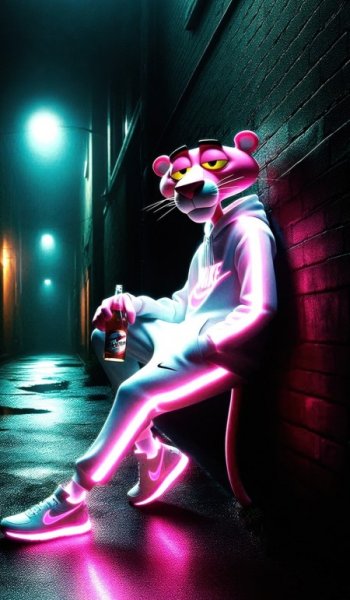  عکس پلنگ صورتی گنگ