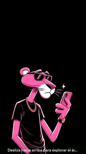  عکس پلنگ صورتی با سیگار