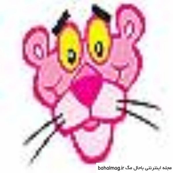 عکس پلنگ صورتی برای نقاشی