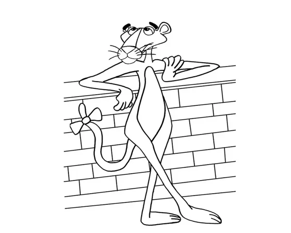  عکس پلنگ صورتی برای نقاشی