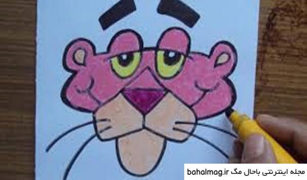  عکس پلنگ صورتی برای نقاشی